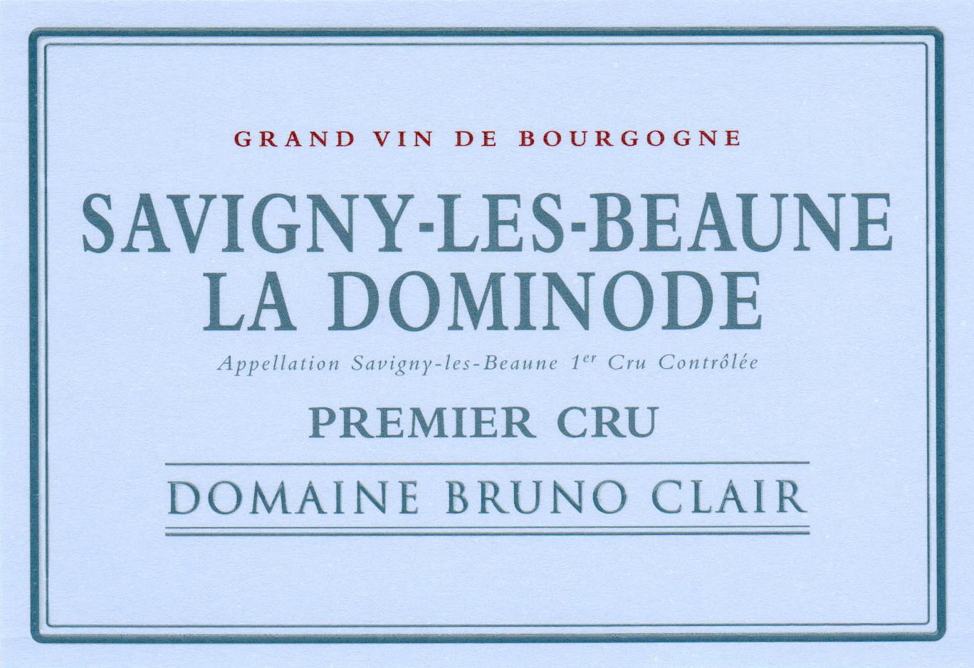 Савиньи право. Вино Савиньи бланк. Вино Domaine Bruno Clair Savigny-les-Beaune Premier Cru la Dominode, 2007, 0.75 л.